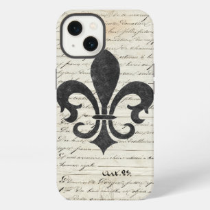 ongevallen Franse ephemera fleur de lis iPhone 13 Hoesje