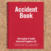 Ongevallenboek voor bedrijven notitieboek