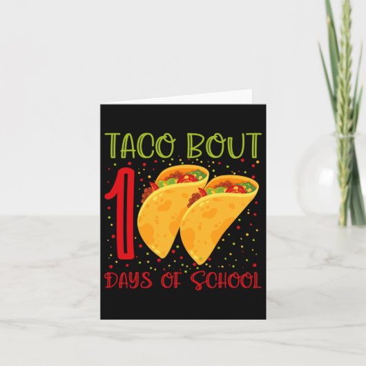 Ongeveer 100 dagen school 100 dagen schoolplezier kaart (Voorkant)