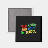 Ongeveer 100 dagen school 100e dag leraar student  magneet (Voorkant / Achterkant)