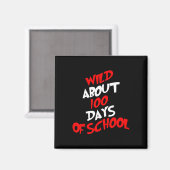 Ongeveer 100 dagen school 100e dag leraar student  magneet (Voorkant / Achterkant)