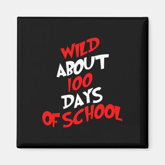 Ongeveer 100 dagen school 100e dag leraar student  magneet (Voorkant)