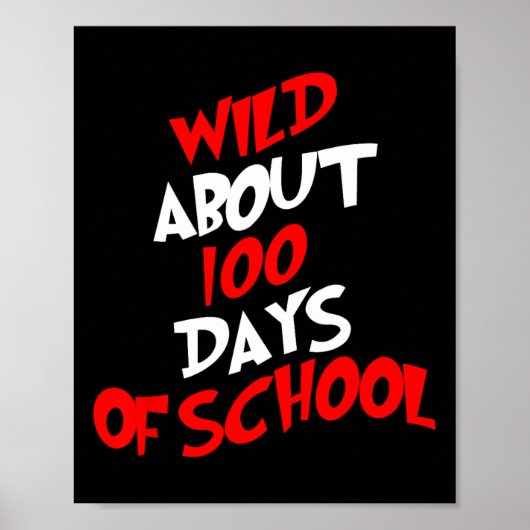 Ongeveer 100 dagen school 100e dag leraar student  poster (Voorkant)