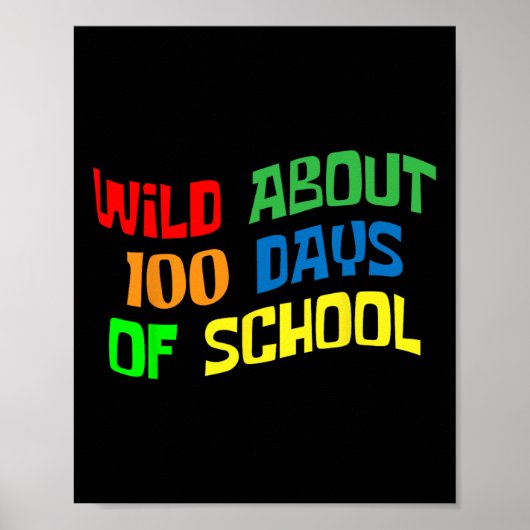 Ongeveer 100 dagen school 100e dag leraar student  poster (Voorkant)