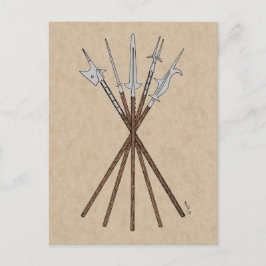 Ongeveer 16e eeuw briefkaart