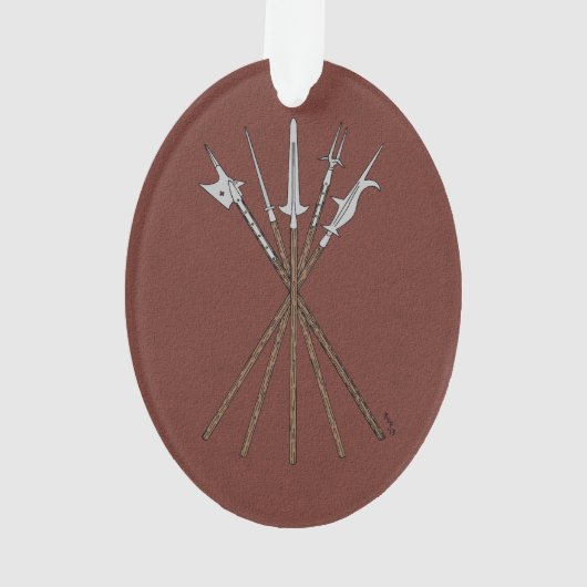 Ongeveer 16e eeuw ornament (achterkant)