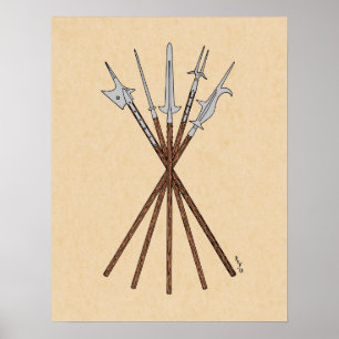 Ongeveer 16e eeuw poster