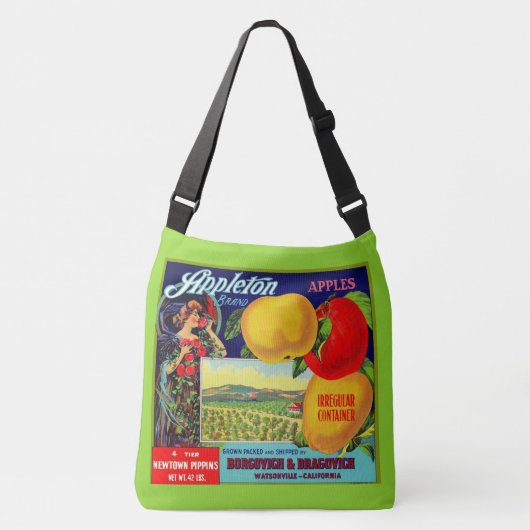 Ongeveer 1900 Appleton Appleton Crossbody Tas (Voorkant)