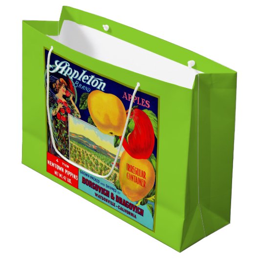 Ongeveer 1900 Appleton Appleton Groot Cadeauzakje (Voorkant Gekanteld)