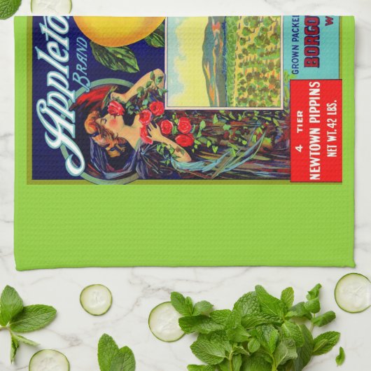 Ongeveer 1900 Appleton Appleton Theedoek (Gevouwen)