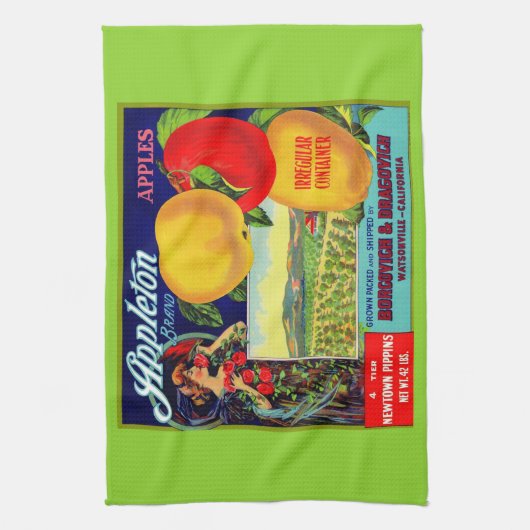 Ongeveer 1900 Appleton Appleton Theedoek (Verticaal)