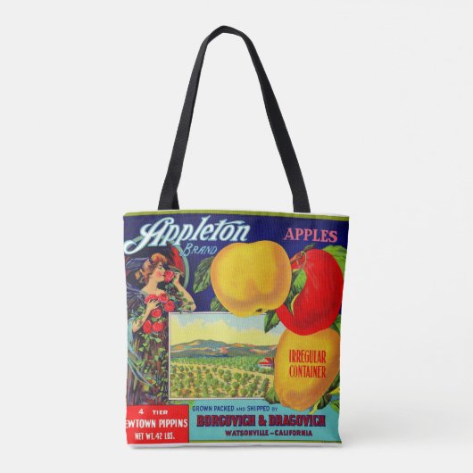 Ongeveer 1900 Appleton Appleton Tote Bag (Achterkant)