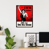 ongeveer 1905 IWW komt eraan Poster (Thuiskantoor)