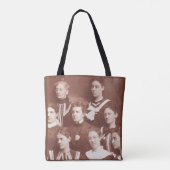 ongeveer 1905 koeriersdrukken voor vrouwen tote bag (Achterkant)