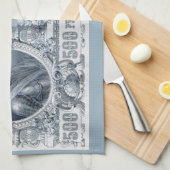 ongeveer 1912 Tsaristisch Rusland 500 roebelwet Theedoek (Quarter Fold)
