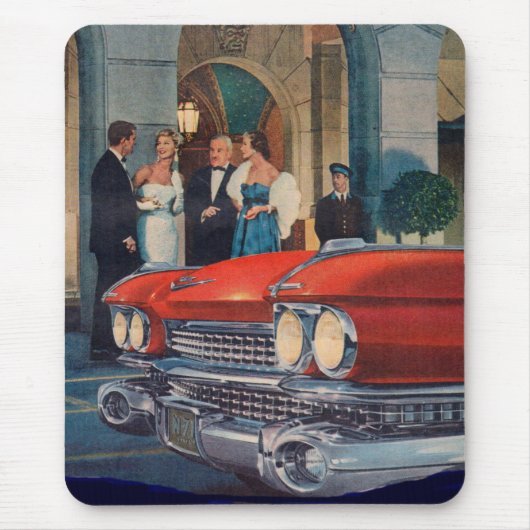 ongeveer 1960 rode Cadillac grille Muismat (Voorkant)