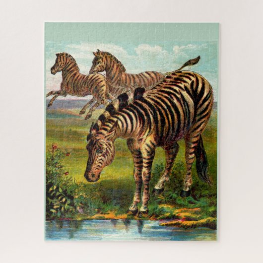 ongeveer 1.900 zebras legpuzzel (Verticaal)