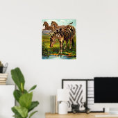 ongeveer 1.900 zebras poster (Thuiskantoor)