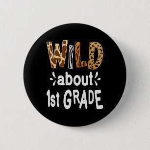 Ongeveer 1e klas Welkom terug naar school Eerste d Ronde Button 5,7 Cm