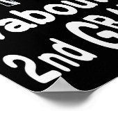 Ongeveer 2e klas welkom terug naar school eerste d poster (Hoek)