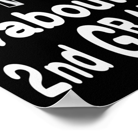 Ongeveer 2e klas welkom terug naar school eerste d poster (Hoek)