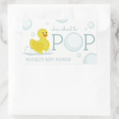 Ongeveer aan Pop Rubber Duck Baby shower Sticker (Tas)