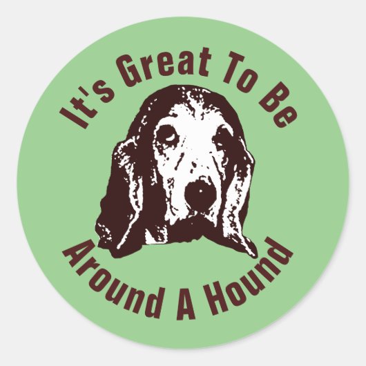 Ongeveer een pond ronde sticker (Voorkant)