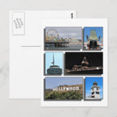 Ongeveer Los Angeles Californië Briefkaart (Voorkant / Achterkant)