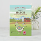 Ongeveer om Baby shower nodiging te behandelen Kaart (Staand voorkant)