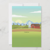 Ongeveer om Baby shower nodiging te behandelen Kaart (Achterkant)