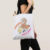 Ongevraagde chick picks Poolse kuikentas Tote Bag (Dichtbij)