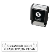 Ongewassen Gewassen Eierkartonnen Zelfinktende Stempel (In situ)