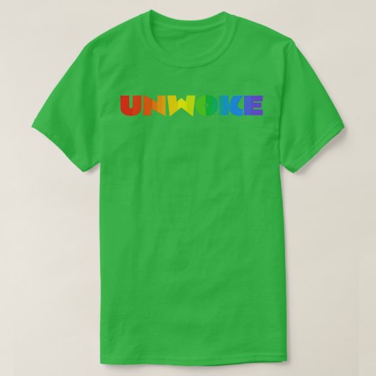 Ongewekt TShirt (Design voorkant)