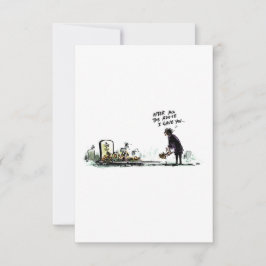 Ongewenst medisch advies Funny Cancer Briefkaart