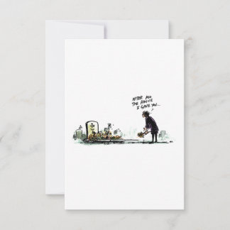 Ongewenst medisch advies Funny Cancer Briefkaart