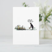 Ongewenst medisch advies Funny Cancer Briefkaart (Staand voorkant)