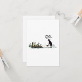 Ongewenst medisch advies Funny Cancer Briefkaart (Voorkant / Achterkant in situ)