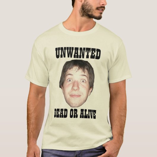 ONGEWENST T-SHIRT (Voorkant)
