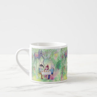 Ongewenste Gasten Thee Feestje Originele Kunst Espresso Kop