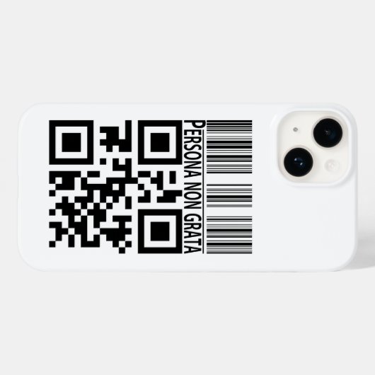 Ongewenste persoon Case-Mate iPhone case (Achterkant (horizontaal))
