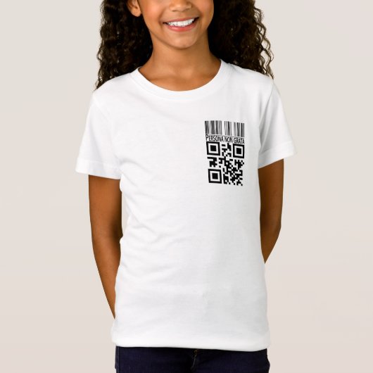 Ongewenste persoon t-shirt (Voorkant)