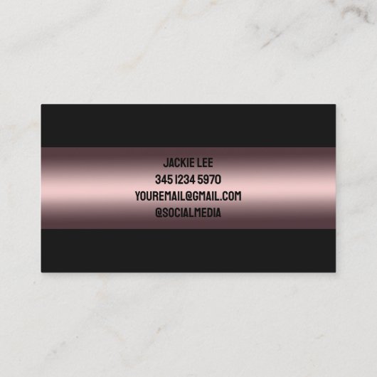 Ongewenste verwijdering brons visitekaartje (Achterkant)