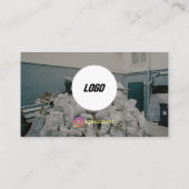 Ongewenste verwijdering industrie visitekaartje (Achterkant)