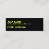 Ongewenste verwijdering mini visitekaartje (Achterkant)