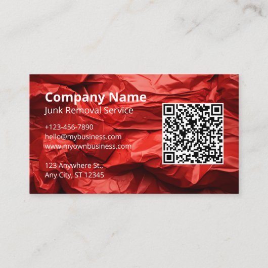 Ongewenste verwijdering visitekaartje (Voorkant)