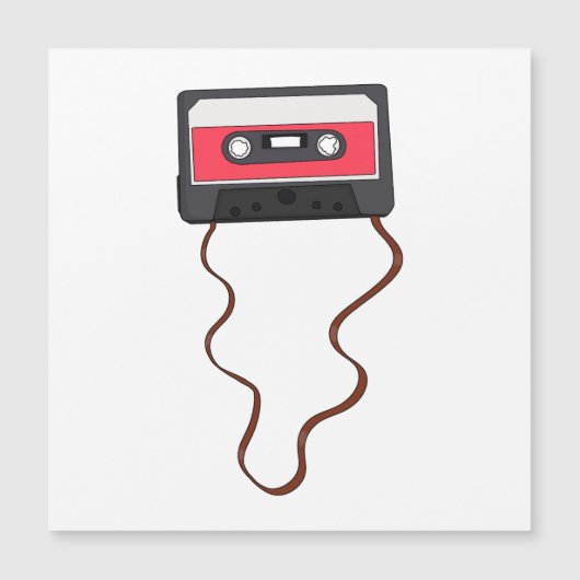 Ongewikkeld Cassettebandje Mixtapeband Retro (Voorkant)
