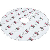 Ongewikkeld Cassettebandje Mixtapeband Retro Kerstboom Rok (Gekanteld)