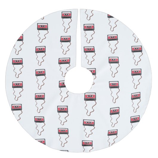 Ongewikkeld Cassettebandje Mixtapeband Retro Kerstboom Rok (Voorkant)