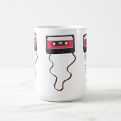 Ongewikkeld Cassettebandje Mixtapeband Retro Koffiemok (Center)