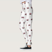 Ongewikkeld Cassettebandje Mixtapeband Retro  Leggings (Links)